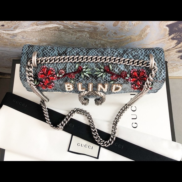 In Store Gucci Dionysus ‘Blind for Love’ PythonBag - Picture 5 of 9